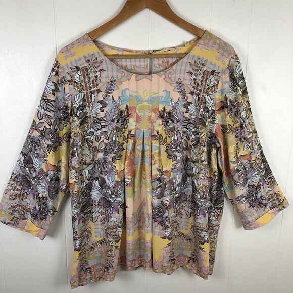 Soft Surroundings Tops - Soft Surroundings Floral Blouse - Multicolor